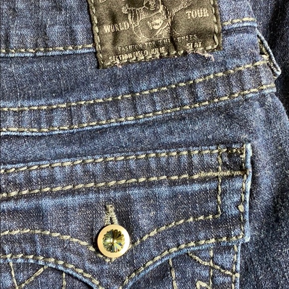 True religion disco Julie cut skinny crop size 27 - Picture 2 of 5